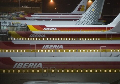 Забастовка сотрудников авиакомпании Iberia Airlines привела к отмене 415 рейсов