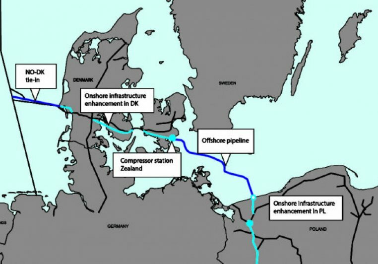 Польша намерена реализовать собственный проект магистрального газопровода